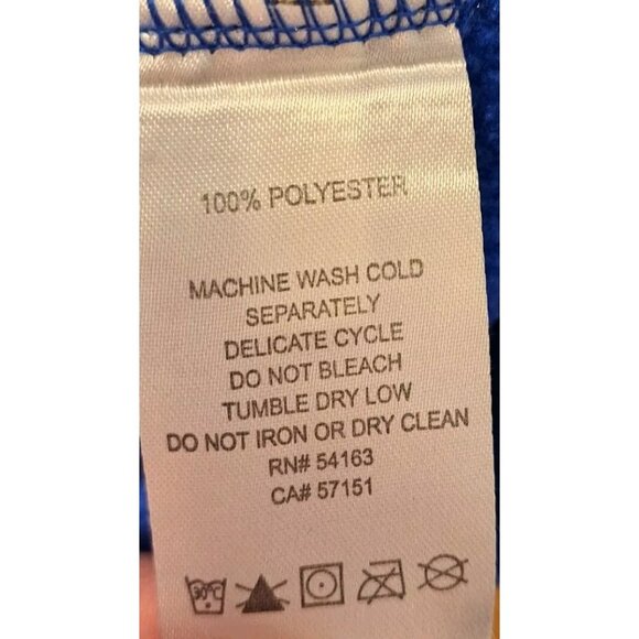 Calvin Klein Women's Small Blue Fleece Sweater - Picture 3 of 4